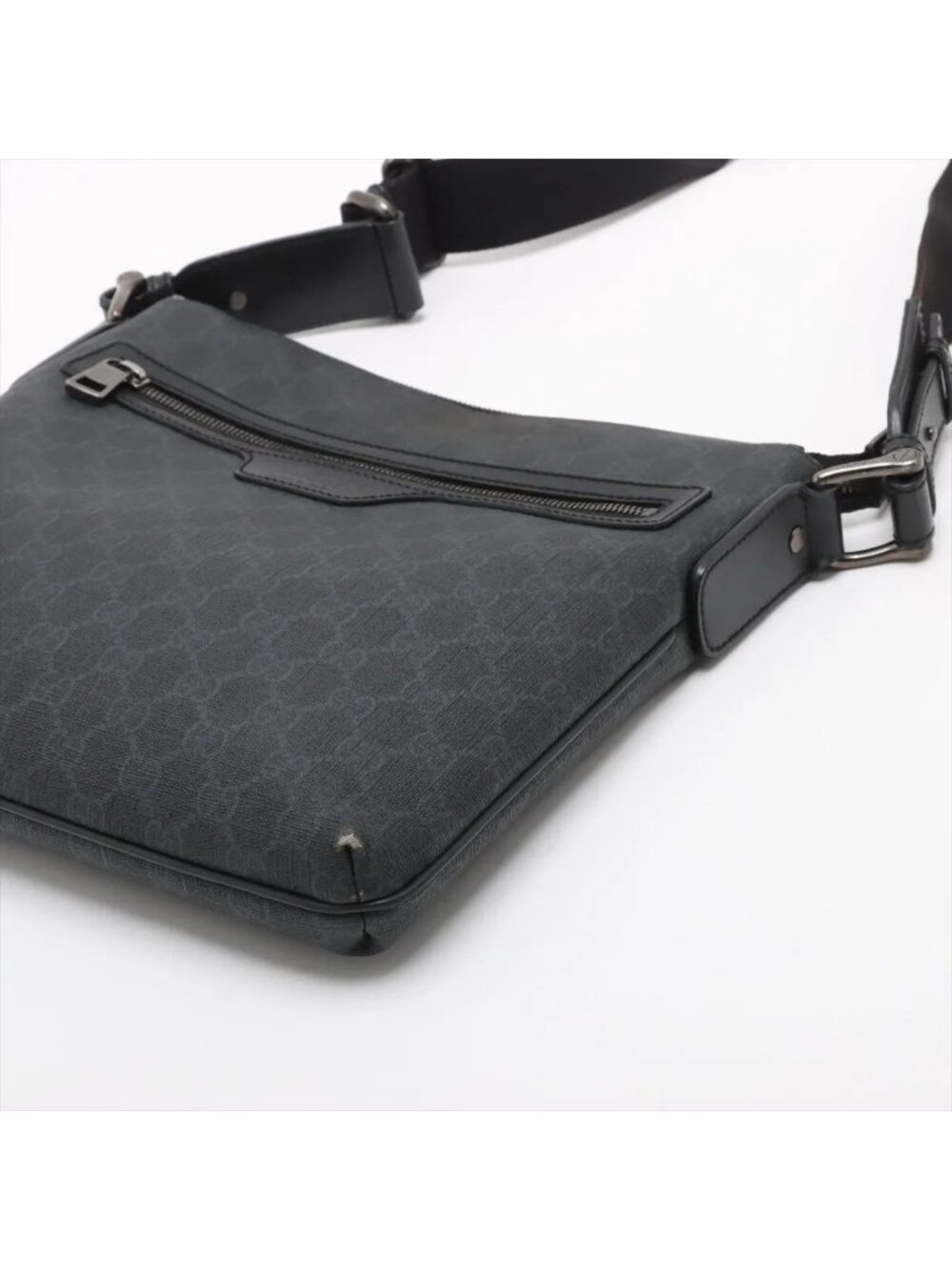 Gucci GG Supreme Leather Shoulder Bag Crossbody Messenger Business - Picture 3 of 12